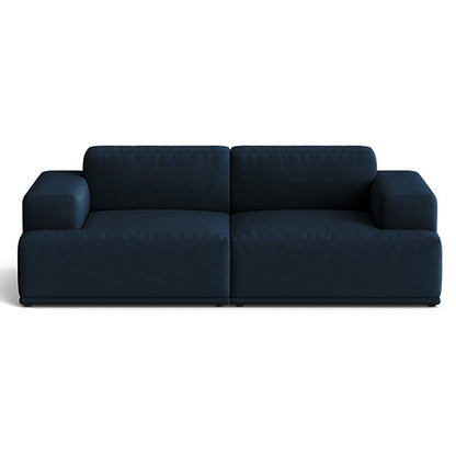 Connect Soft 2-Seater Modular Sofa by Muuto - Configuration 1 / Steelcut Trio 796