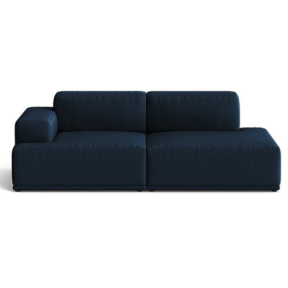 Connect Soft 2-Seater Modular Sofa by Muuto - Configuration 2 / Steelcut Trio 796