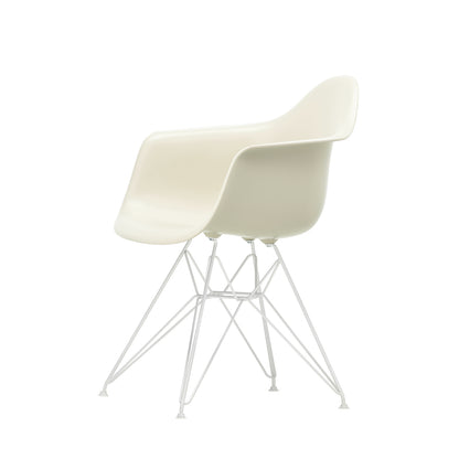 Eames DAR Plastic Armchair RE by Vitra - 11 Pebble Shell / White Base