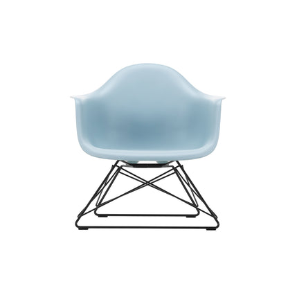 Eames Plastic Armchair LAR by Vitra - Ice Grey 23 Shell / Basic Dark Powder-Coated Steel Base