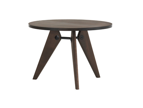 Guéridon Table by Vitra - Dark Stained Oak / Diameter 90cm