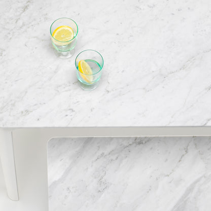 Plate Dining Table by Vitra - Carrara Marble Tabletop