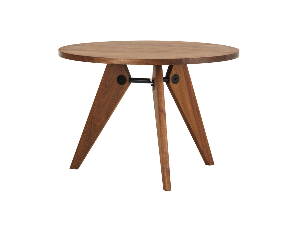 Guéridon Table by Vitra - American Walnut / Diameter 90cm