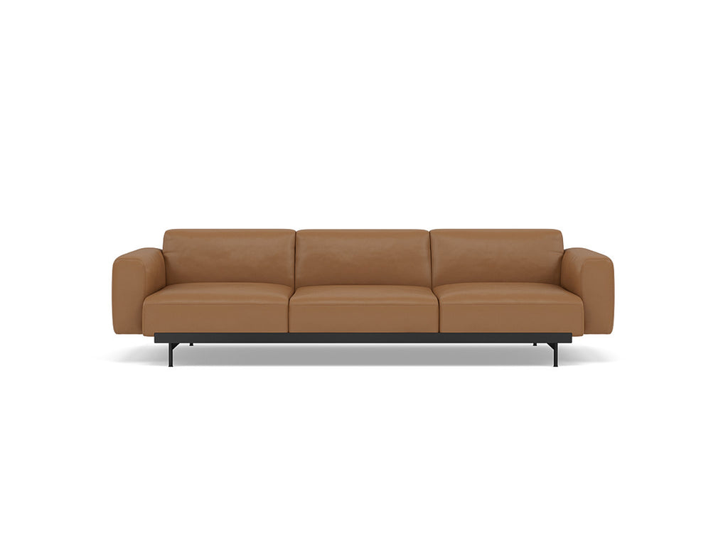 In Situ 3-Seater Modular Sofa by Muuto - Configuration 1 / Refine Leather Cognac
