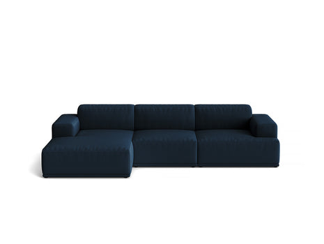 Connect Soft 3-Seater Modular Sofa by Muuto - Configuration 3 / steelcut trio 796