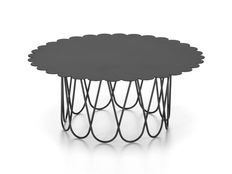 Flower Table by Vitra - Large / Anthracite Powder-Coated Steel