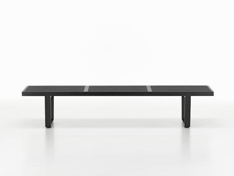 Long Nelson Bench by Vitra - Black Lacquered Ash