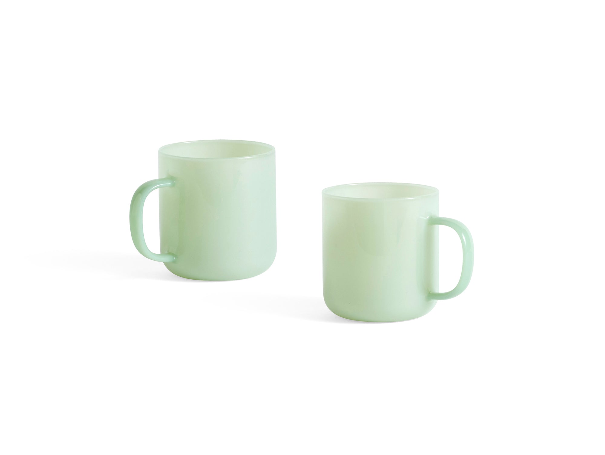 Borosilicate Mugs - Set of 2 (Jade)