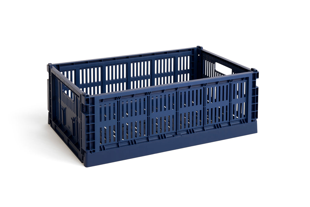 Colour Crate by HAY - Large / Dark Blue