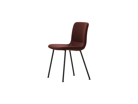 HAL Soft Tube Chair by Vitra - Basic Dark Powder Coated Steel / Plano 11 Marron / Cognac (F30)