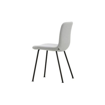 HAL Soft Tube Chair by Vitra - Basic Dark Powder-Coated Steel / Plano 05 Cream White / Sierra Grey (F30)