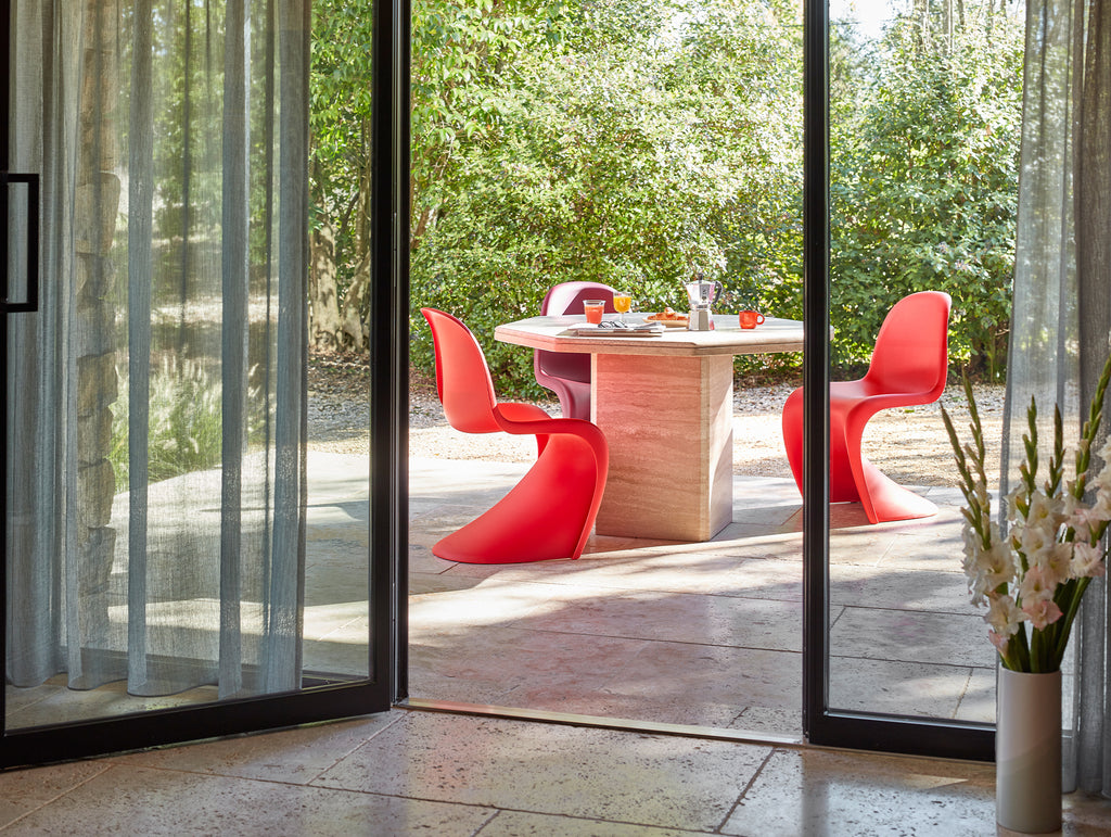 Red 2025 panton chair