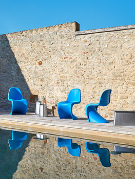 Panton Chair by Vitra - Glacier Blue