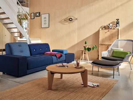 Tabouret Solvay by Vitra - Natural Solid Oak