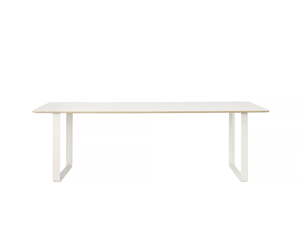 70/70 Table by Muuto - 225 x 90 - White / White