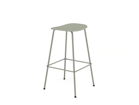 Fiber Barstool with Metal Base