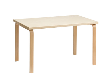 Aalto Table Rectangular 81B by Artek - Birch Veneer Top / Natural Lacquered Birch Legs