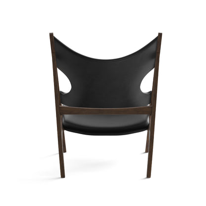 Knitting Chair - Upholstered by Menu - Walnut Base / Dakar Leather 0842