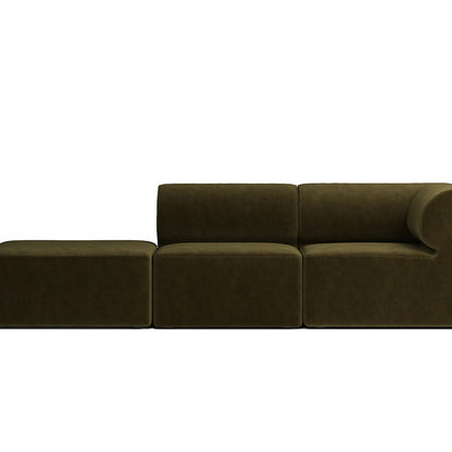 Eave 3-Seater Modular Sofa 86 with Pouf by Menu - Right Armrest (Sitting Left) / Champion 035