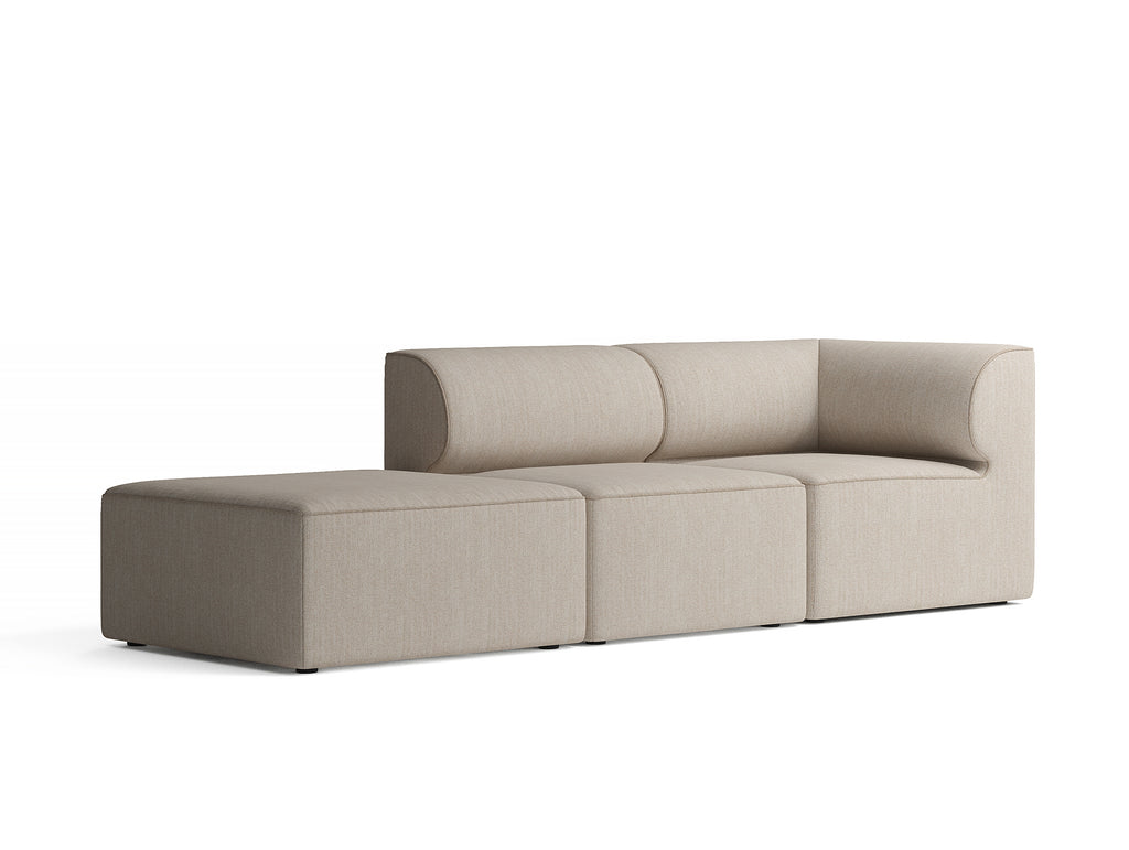 Eave 3-Seater Modular Sofa 86 with Pouf by Menu - Right Armrest (Sitting Left) / Savanna 202