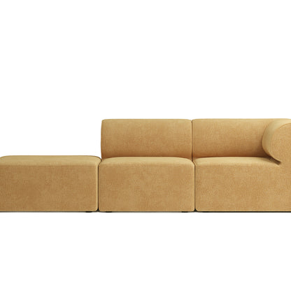 Eave 3-Seater Modular Sofa 86 with Pouf by Menu - Right Armrest (Sitting Left) / Moss 022