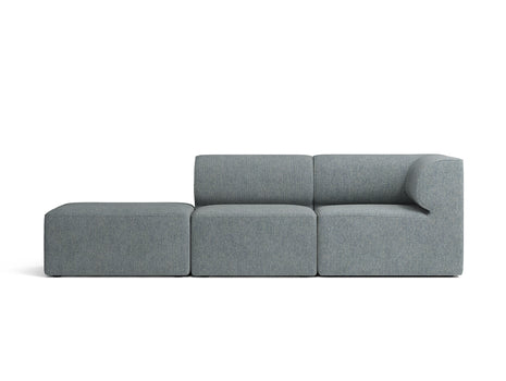 Eave 3-Seater Modular Sofa 86 with Pouf by Menu - Right Armrest (Sitting Left) / Safire 012