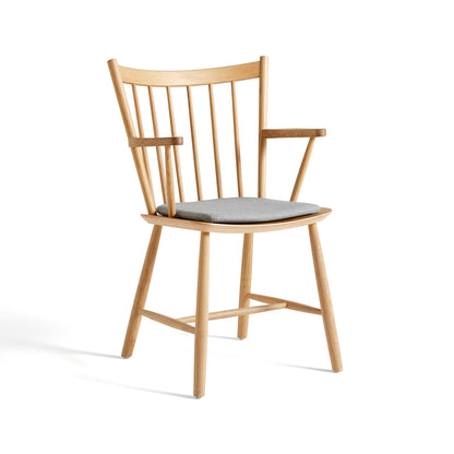 HAY J42 lacquered oak chair / Surface by HAY 120 seat cushion