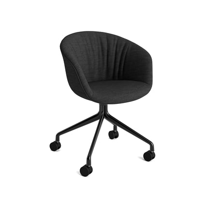 About A Chair AAC 25 Soft by HAY - Remix 173 / Black Powder Coated Aluminium 