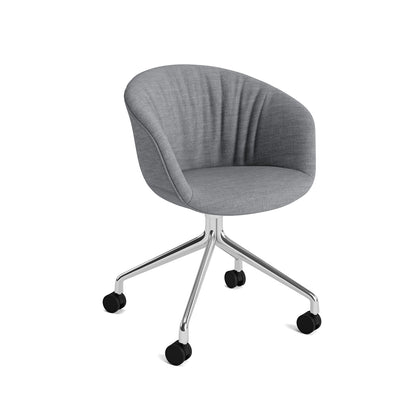 About A Chair AAC 25 Soft by HAY - Remix 143 / Polished Aluminium