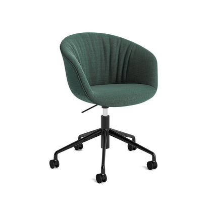 About A Chair AAC 53 Soft by HAY - Steelcut Trio 966 / Black Powder Coated Aluminium
