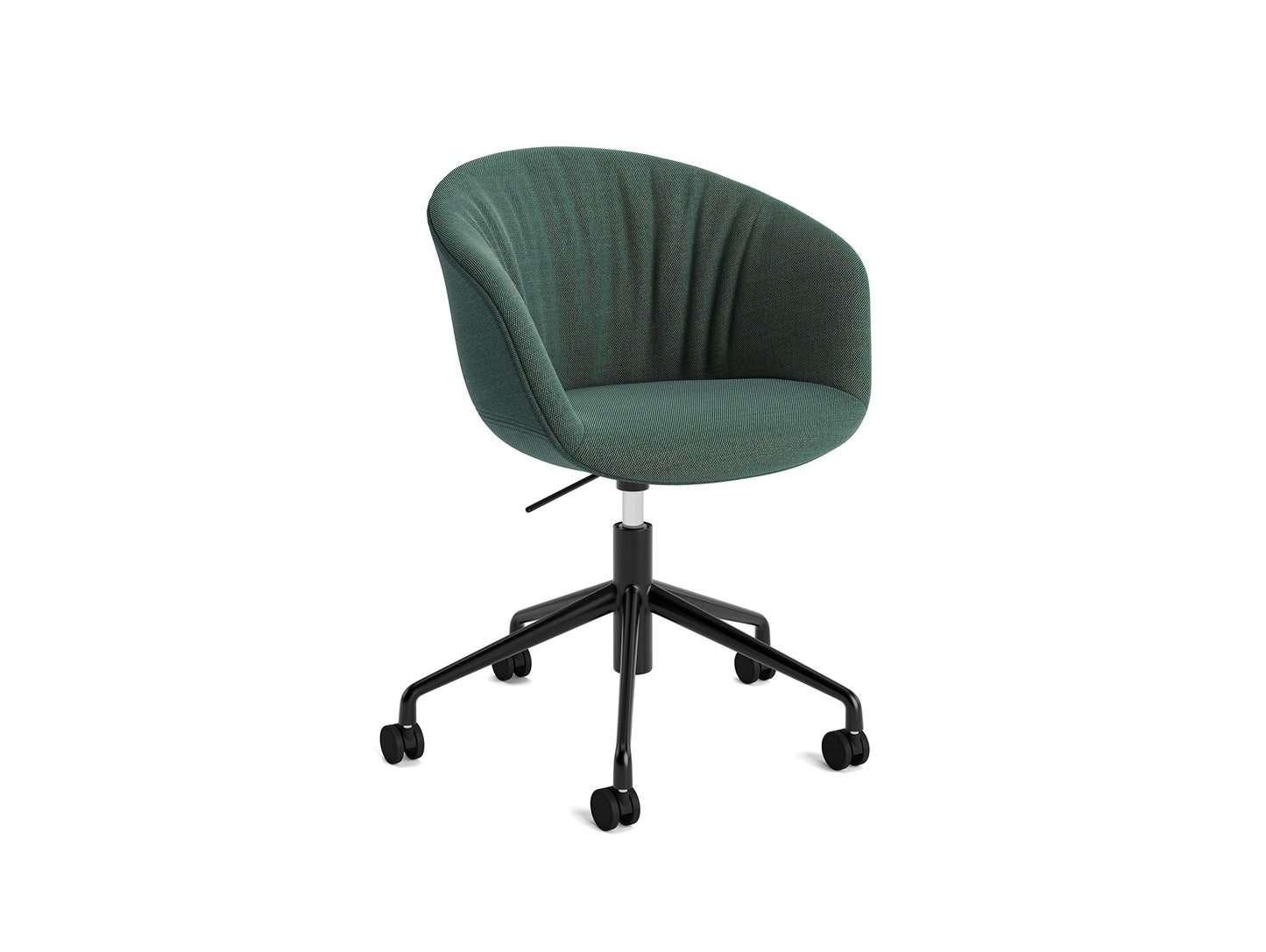 About A Chair AAC 53 Soft by HAY - Steelcut Trio 966 / Black Powder Coated Aluminium