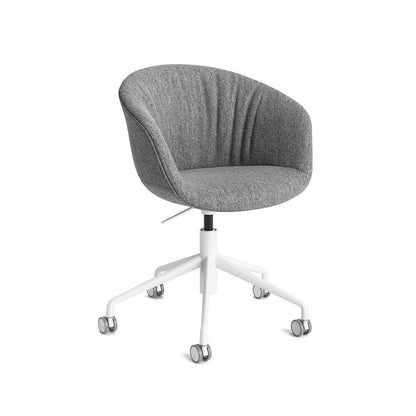 About A Chair AAC 53 Soft by HAY - Hallingdal 166 / White Powder Coated Aluminium