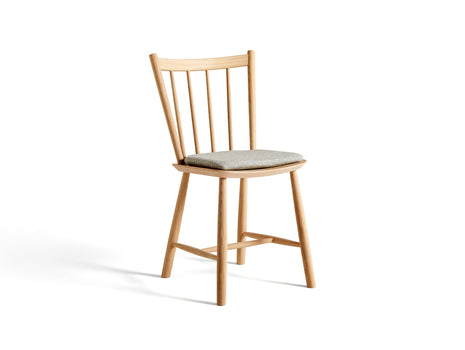 HAY J41 lacquered oak chair / Hallingdal 116 seat cushion 