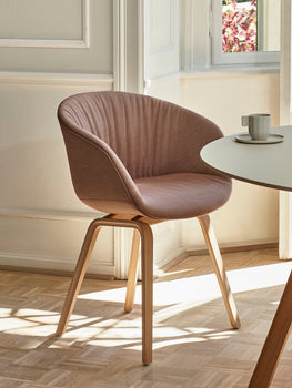 HAY AAC 23 Dining Chair - Remix 3 326 with Matt Lacquered Oak Base