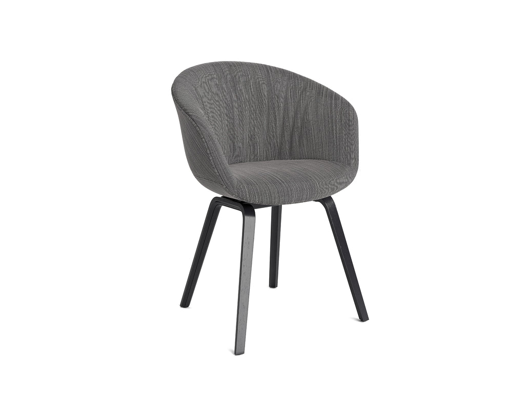 HAY AAC 23 Dining Chair - Raas 142 with Black Lacquered Oak Base