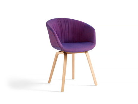 HAY AAC 23 Dining Chair - Remix 3 686 with Matt Lacquered Oak Base