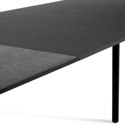 CPH30 Extendable Dining Table by HAY - Black Oak Veneer Tabletop with Black Lacquered Oak Base
