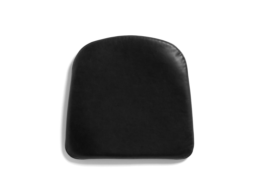 J42 Chair Seat Pad by HAY - Black Sense Leather 