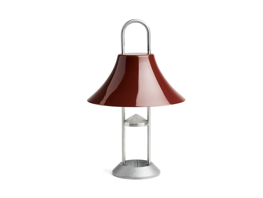 Mousqueton Portable Lamp by HAY - Iron Red