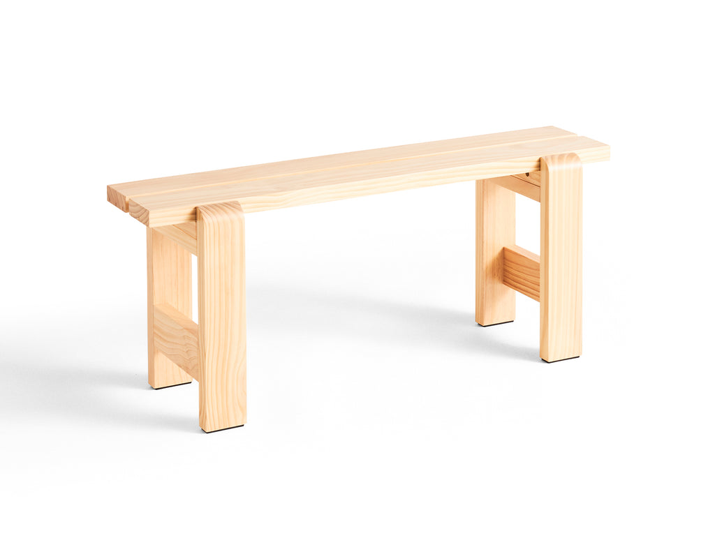 Weekday Bench by HAY - Length: 111cm / Lacquered Pinewood
