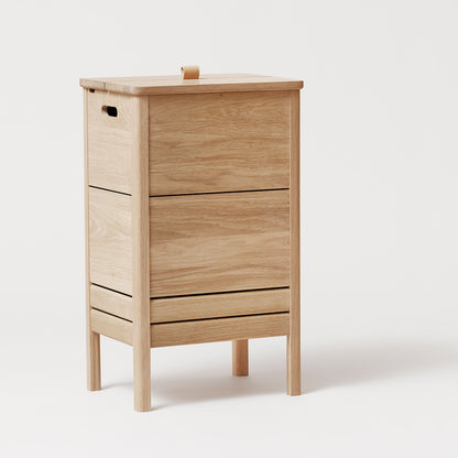 Form & Refine A Line Laundry Box - White Oiled Oak
