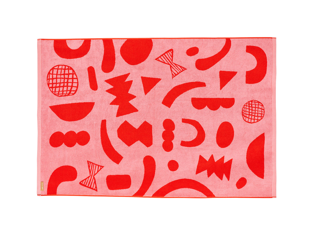 Abstract Shapes Sheet Towel by Donna Wilson