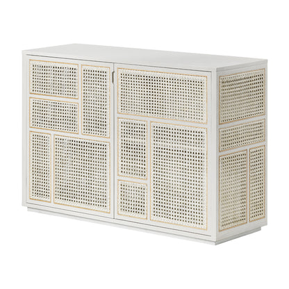 Air Sideboard Tall by Design House Stockholm - White / Grey