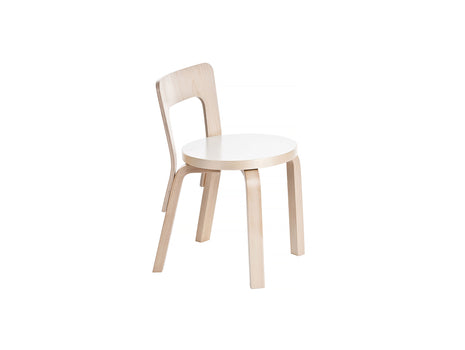 Alvar Aalto Children's Chair N65 by Artek - White Laminate