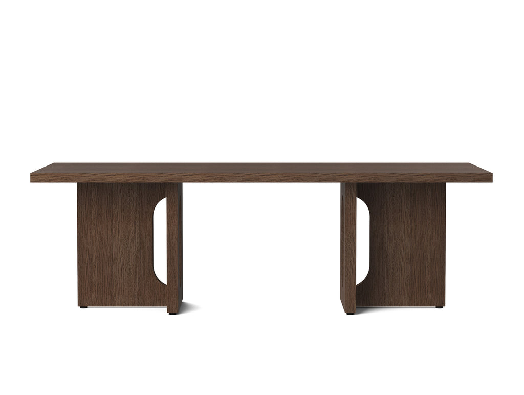 Androgyne Lounge Table by Menu - Dark Oak Veneer Top / Dark Oak Veneer Base