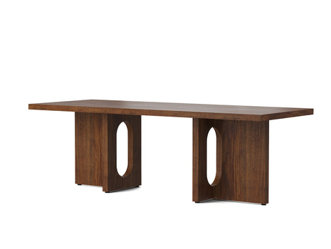 Androgyne Lounge Table by Menu - Walnut Veneer Top / Walnut Veneer Base