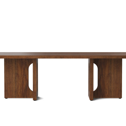 Androgyne Lounge Table by Menu - Walnut Veneer Top / Walnut Veneer Base