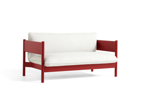 Arbour Club Sofa / Mode 009 / Wine Red Lacquered Beech / by HAY
