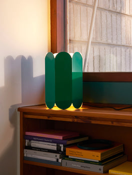 Sea Green Arcs Table Lamp by HAY