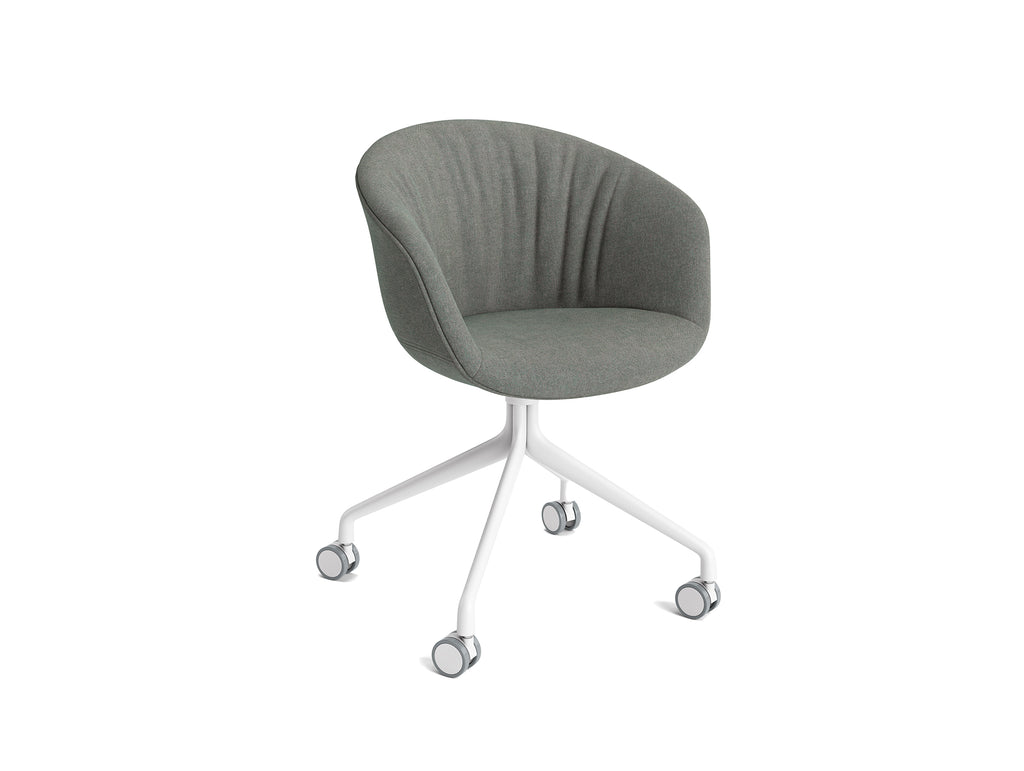 About A Chair AAC 25 Soft by HAY -  Atlas 931 / White Powder Coated Aluminium